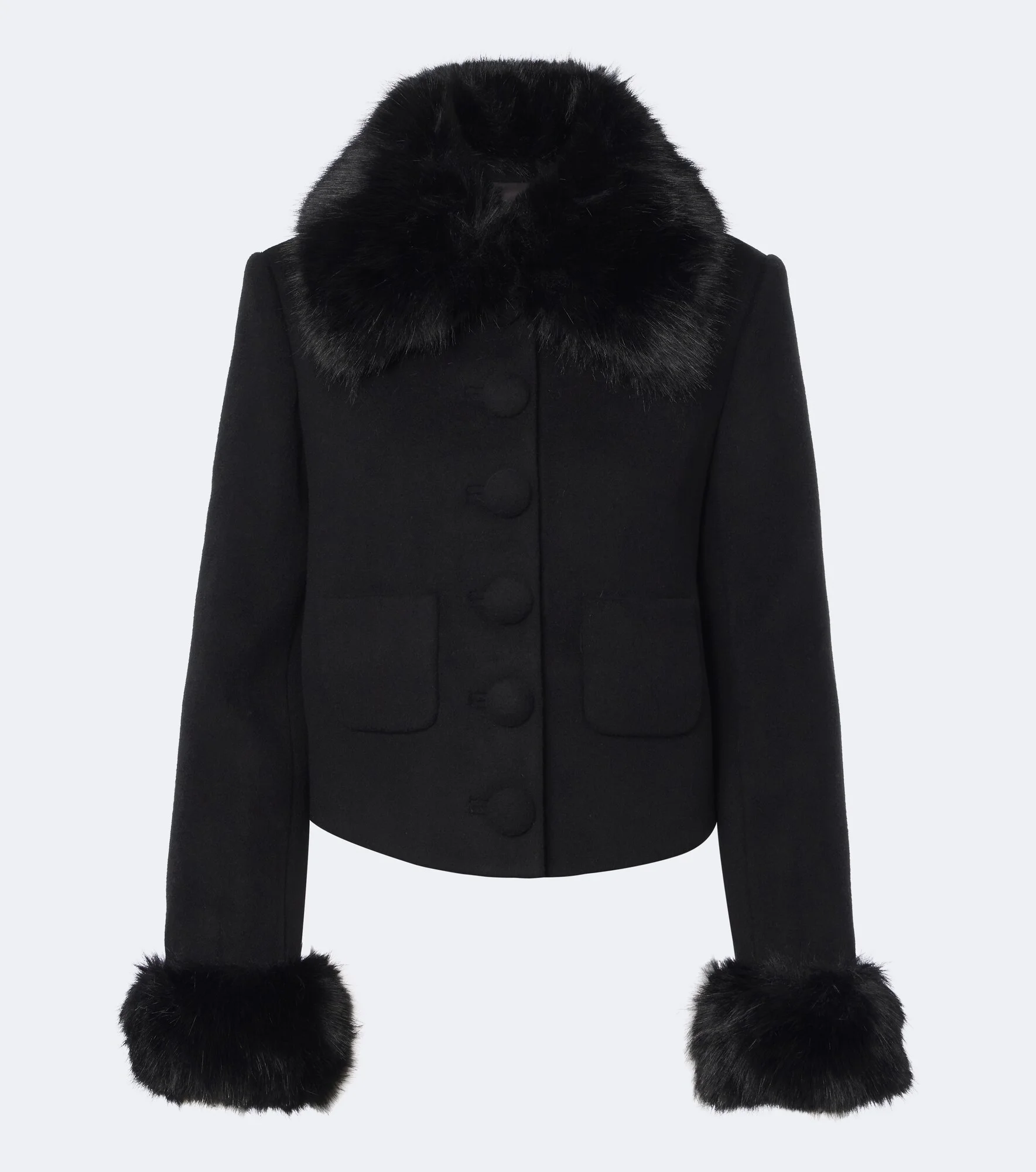 Wool-blend jacket - 1
