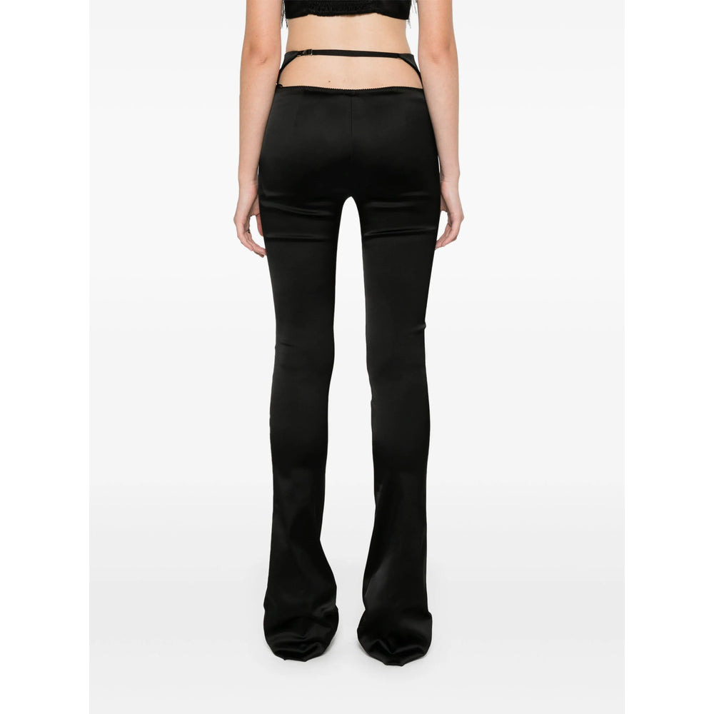 The Attico Black Trousers - Flared Trousers Women - 3