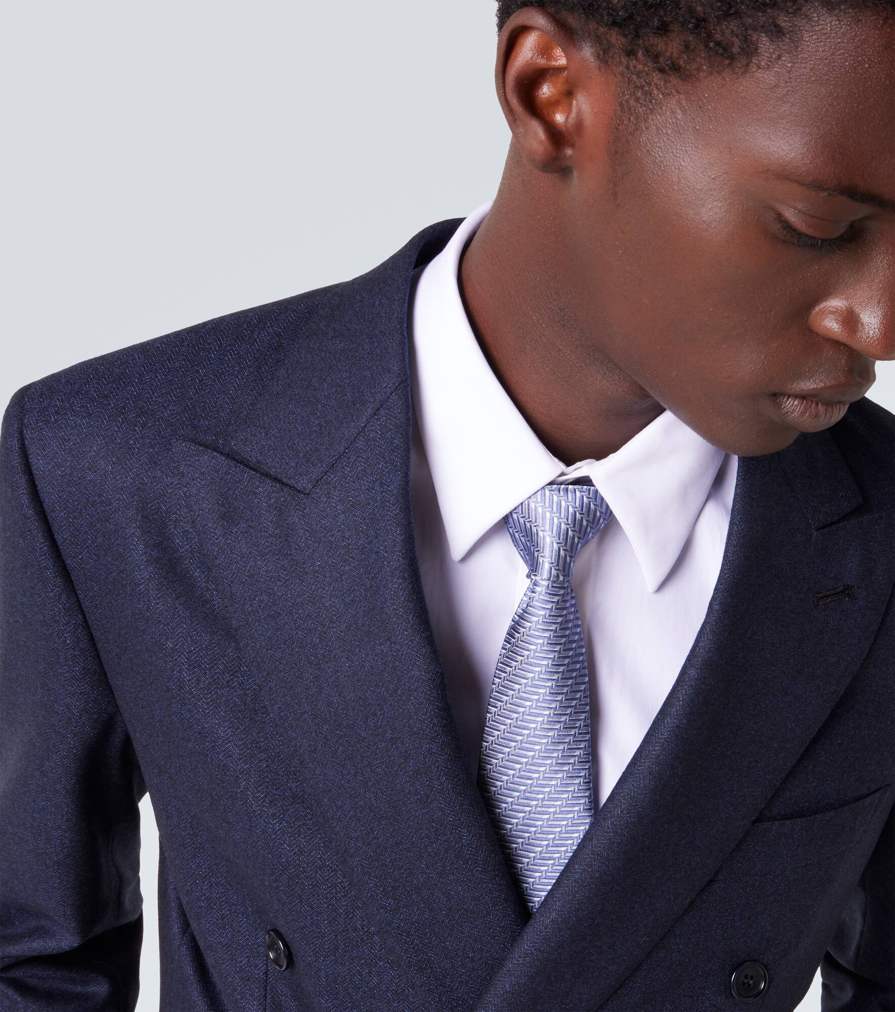 Silk jacquard tie - 3