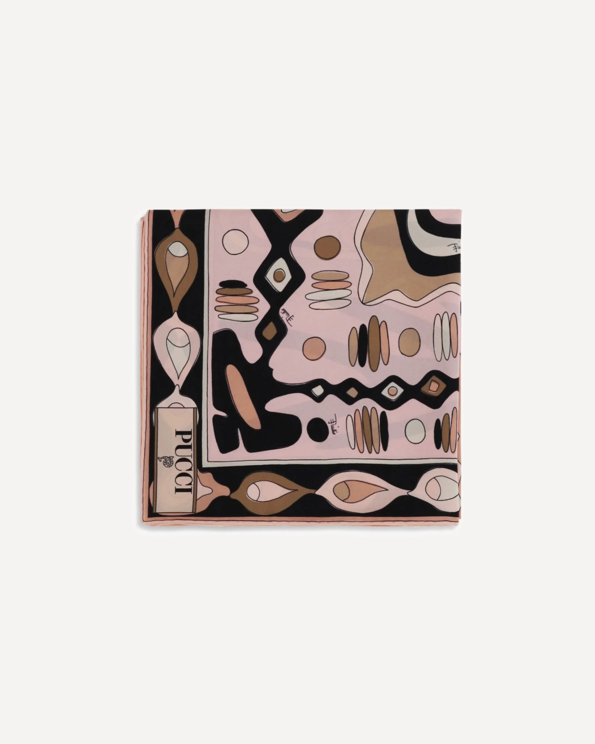 Angoli-print silk Scarf - 1