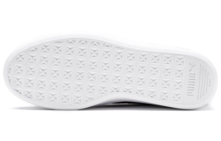 (WMNS) PUMA Vikky Stacked 'White Black' 369143-07 - 6