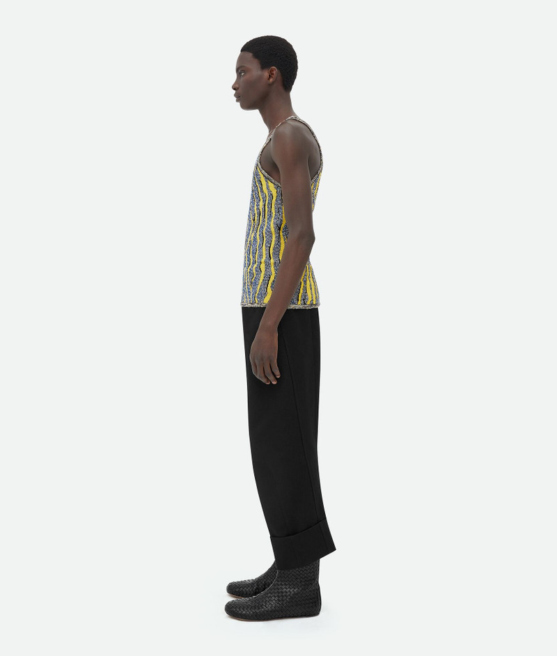 Bottega Veneta Slim Fit Viscose Jacquard Tank Top outlook