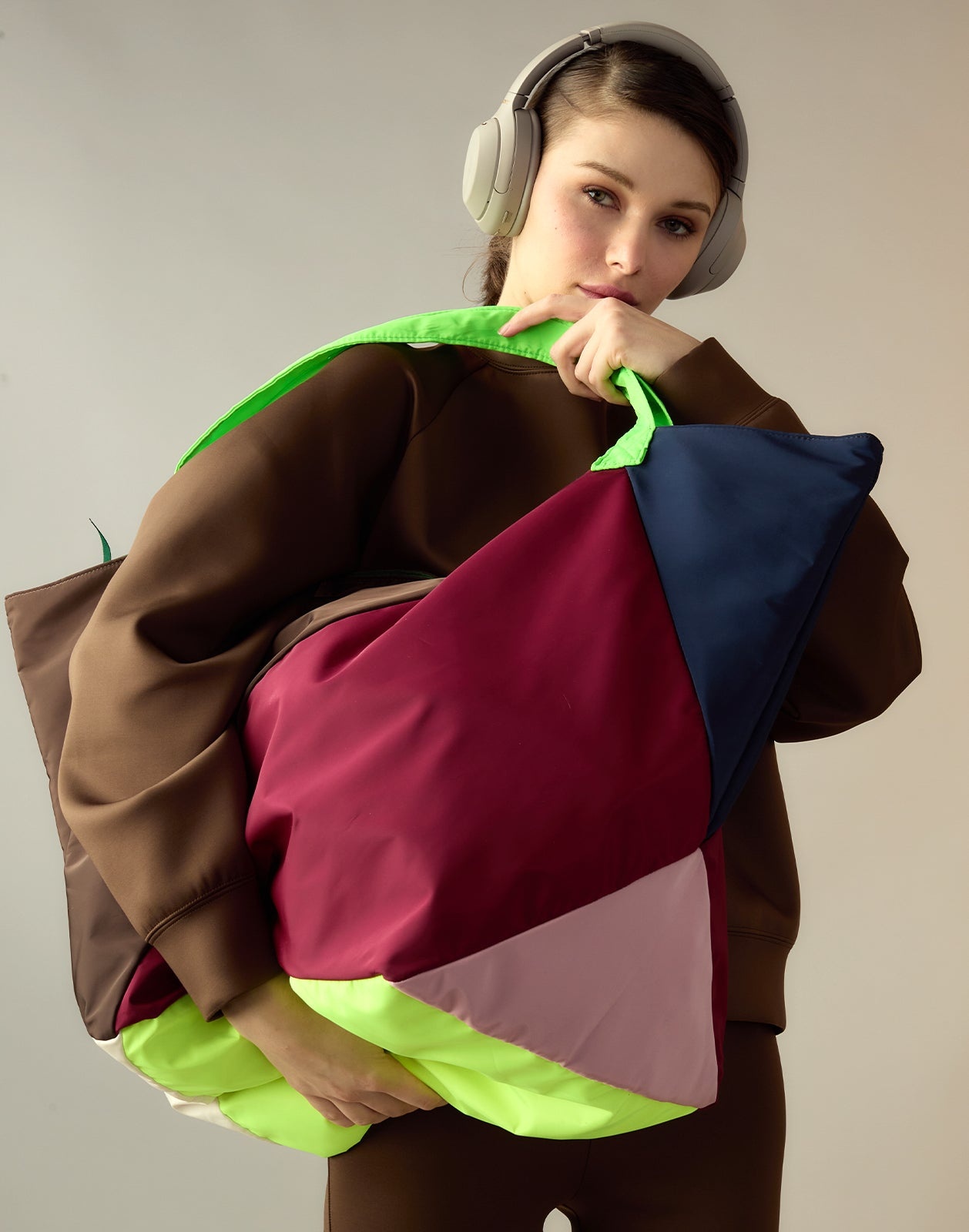 Oversized Carryall Nylon Tote - 3