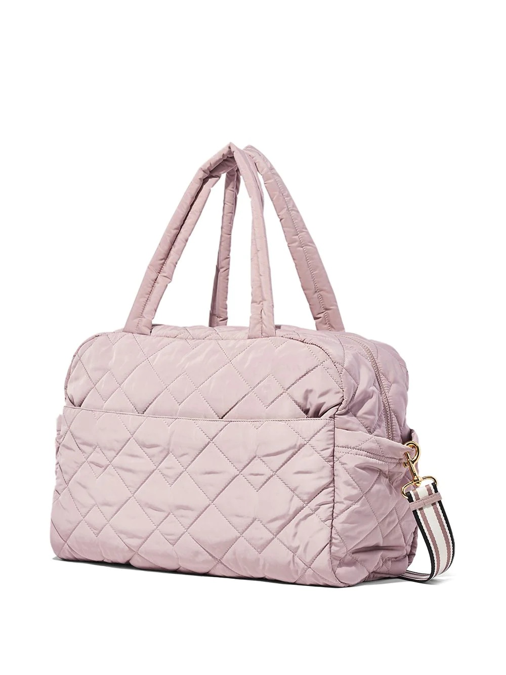 large quilted weekender bag - 2