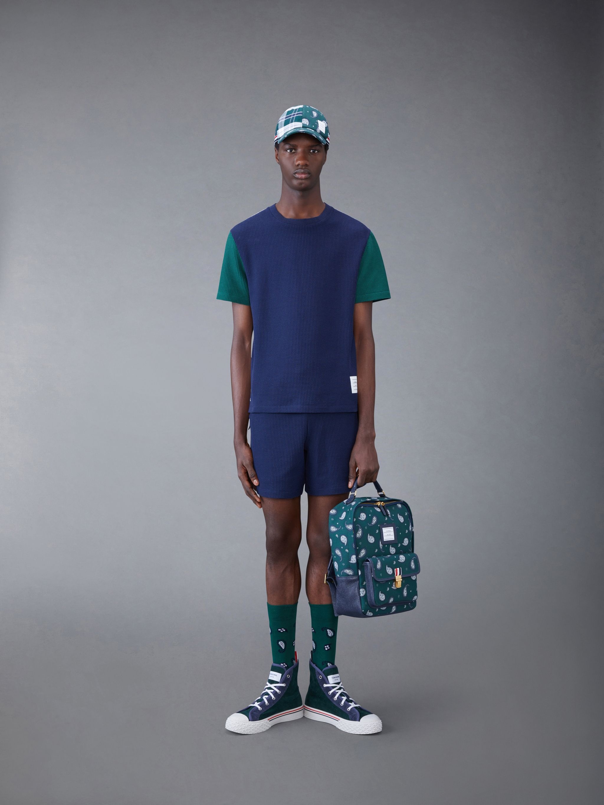 Fun-Mix Textured Check Tee - 4