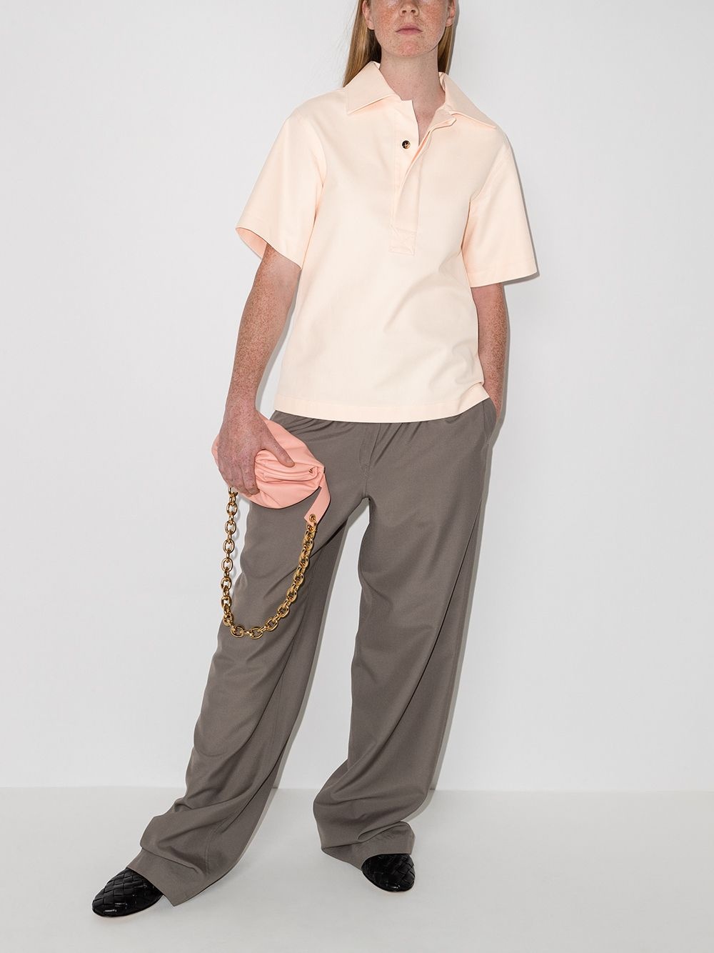 short-sleeve cotton polo shirt - 5