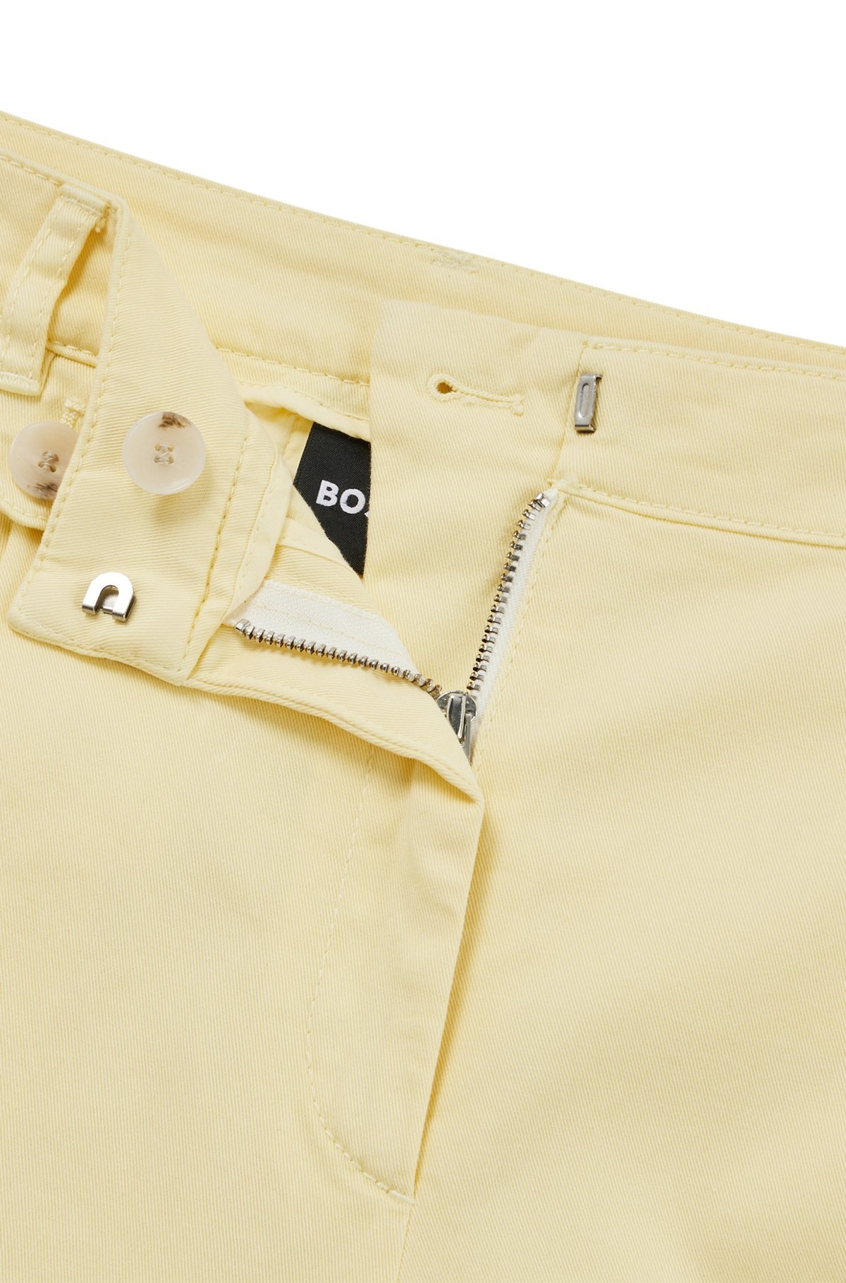 WIDE-LEG SHORTS IN A COTTON BLEND - 6