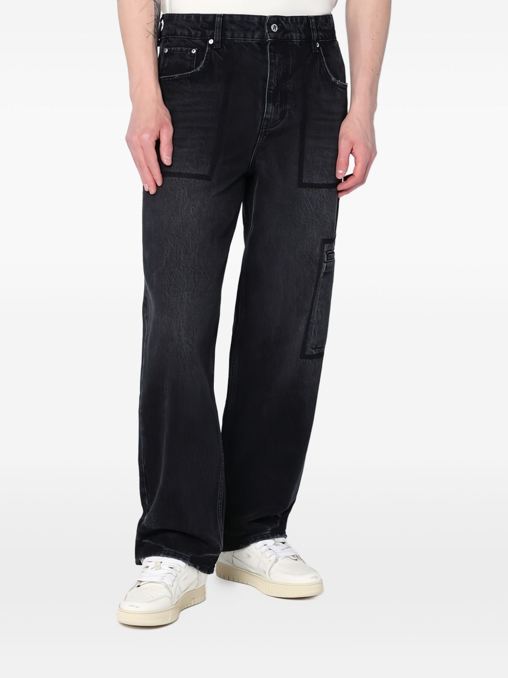 utility-pocket jeans - 3