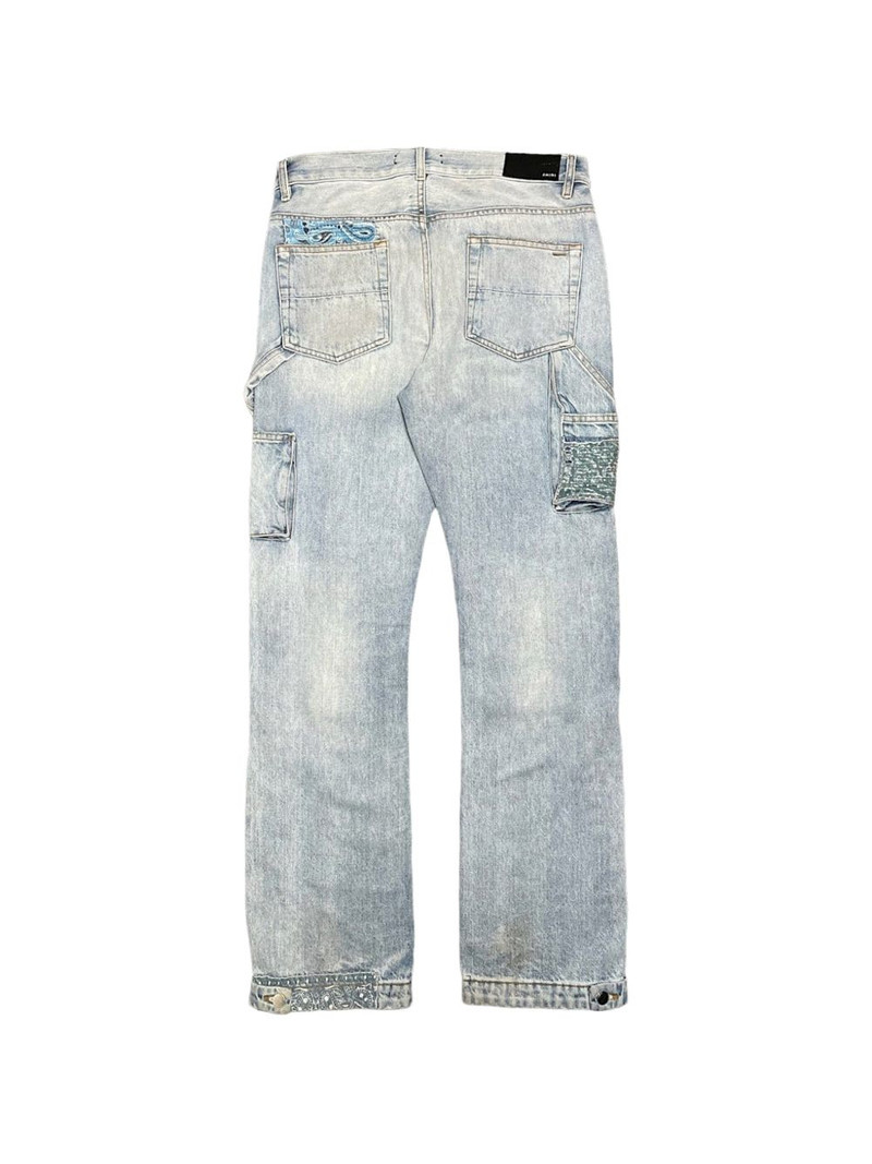 AMIRI patchwork wide-leg jeans outlook