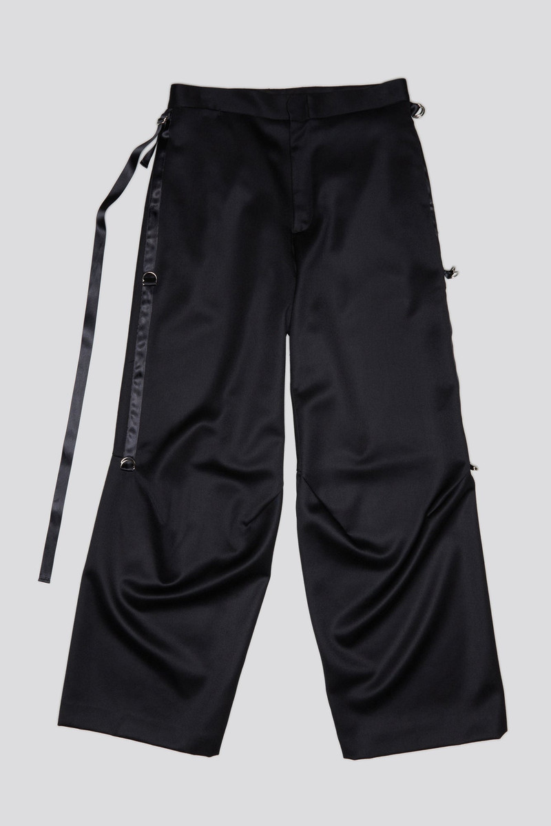 ARTICULATED TUXEDO TROUSER - BLACK 1