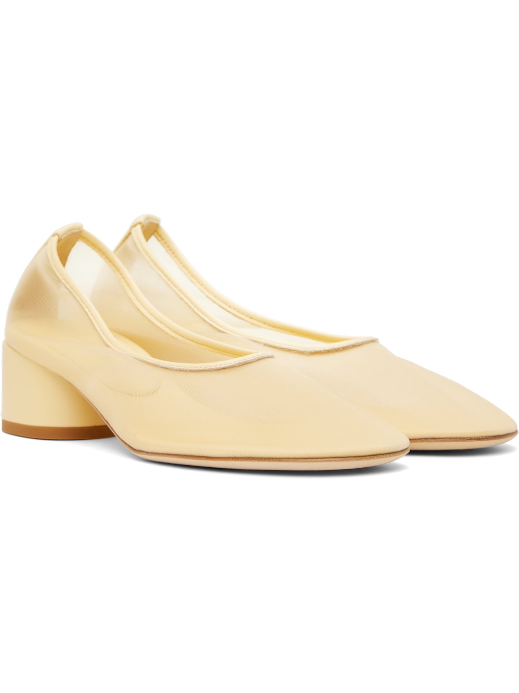 Yellow Balla Pump Heels - 4