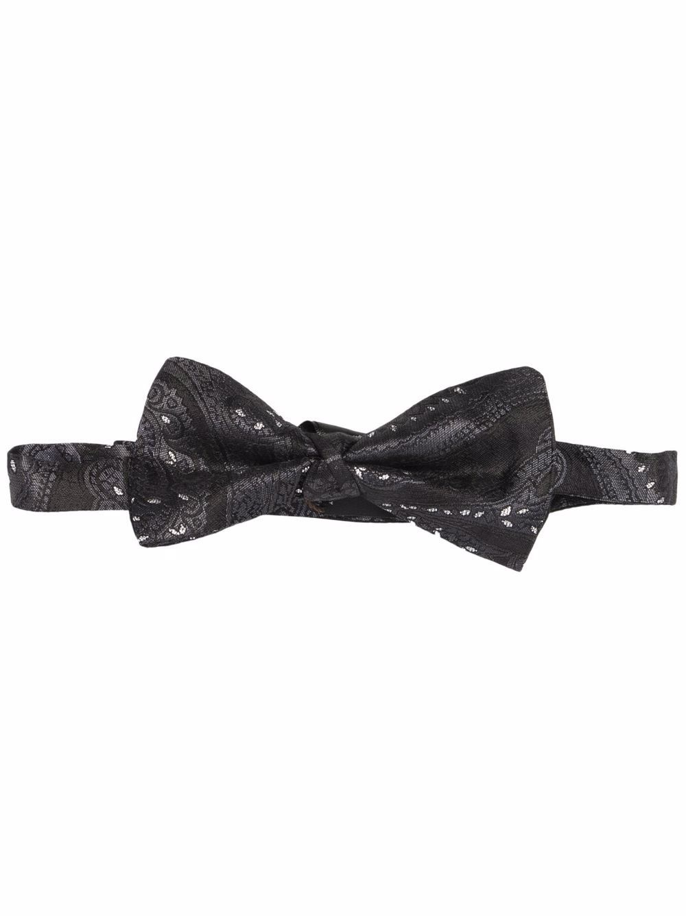 paisley-print bow tie - 1