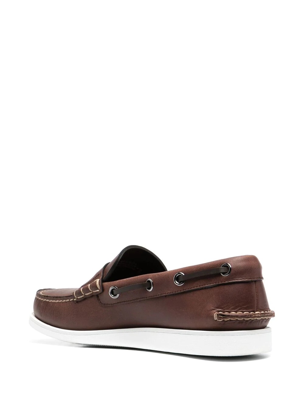 round-toe slip-on loafers - 3