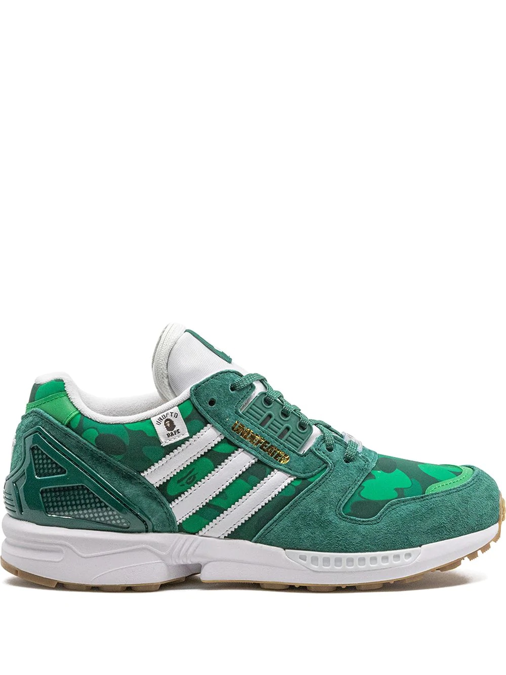 ZX 8000 "BAPE x Undefeated - Green" low-top sneakers - 1