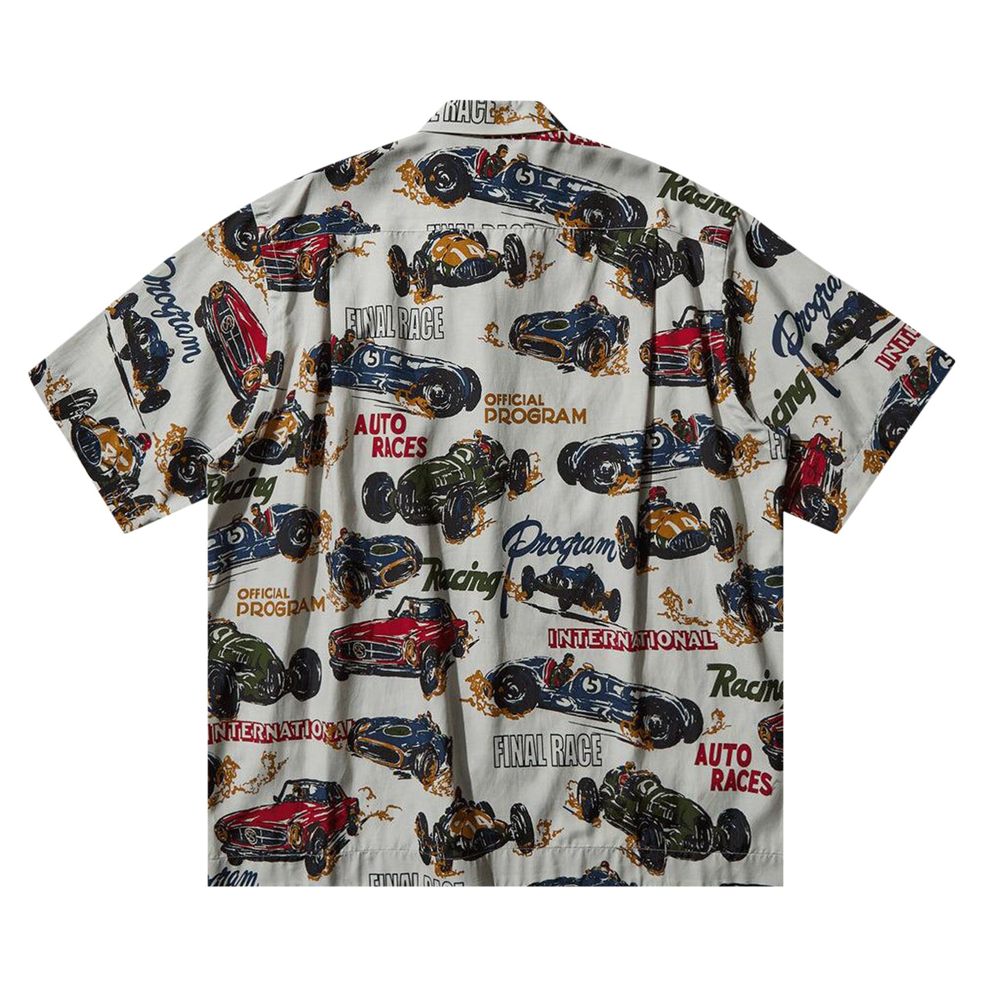 Sacai Tropical Print Shirt 'Ivory' - 2