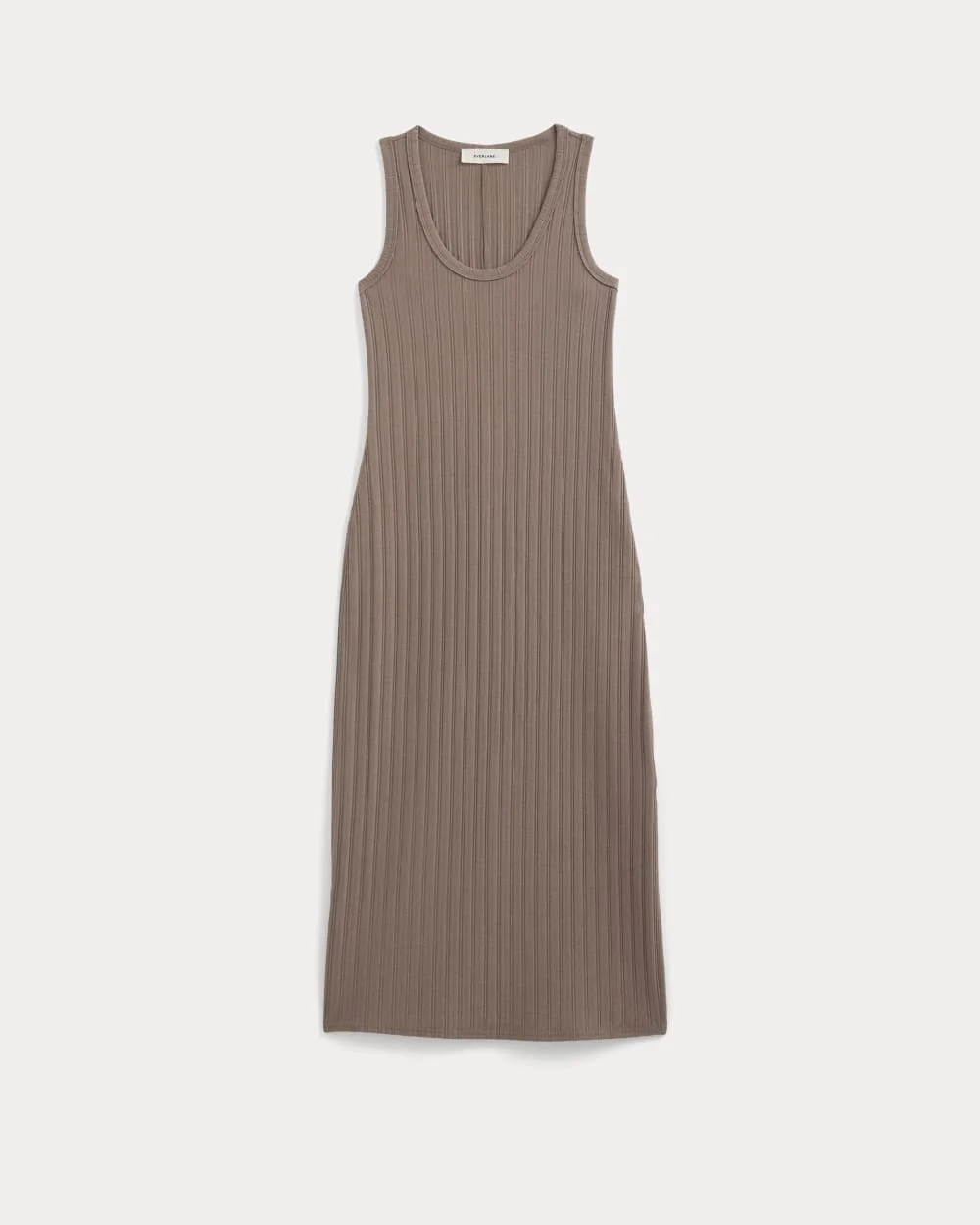 SCOOP-NECK MIDI DRESS IN POINTELLE KNIT - 1