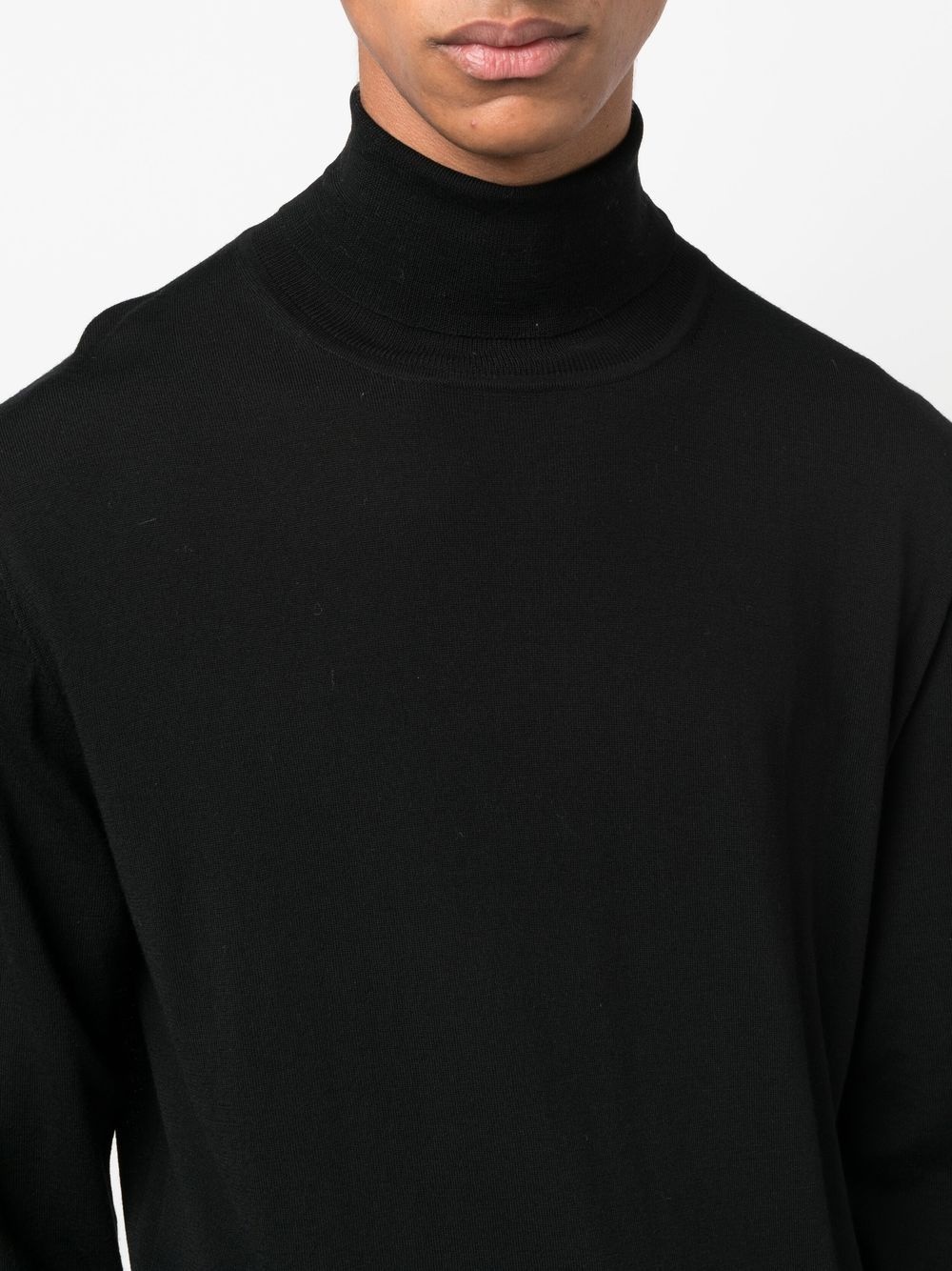 turtleneck wool jumper - 5