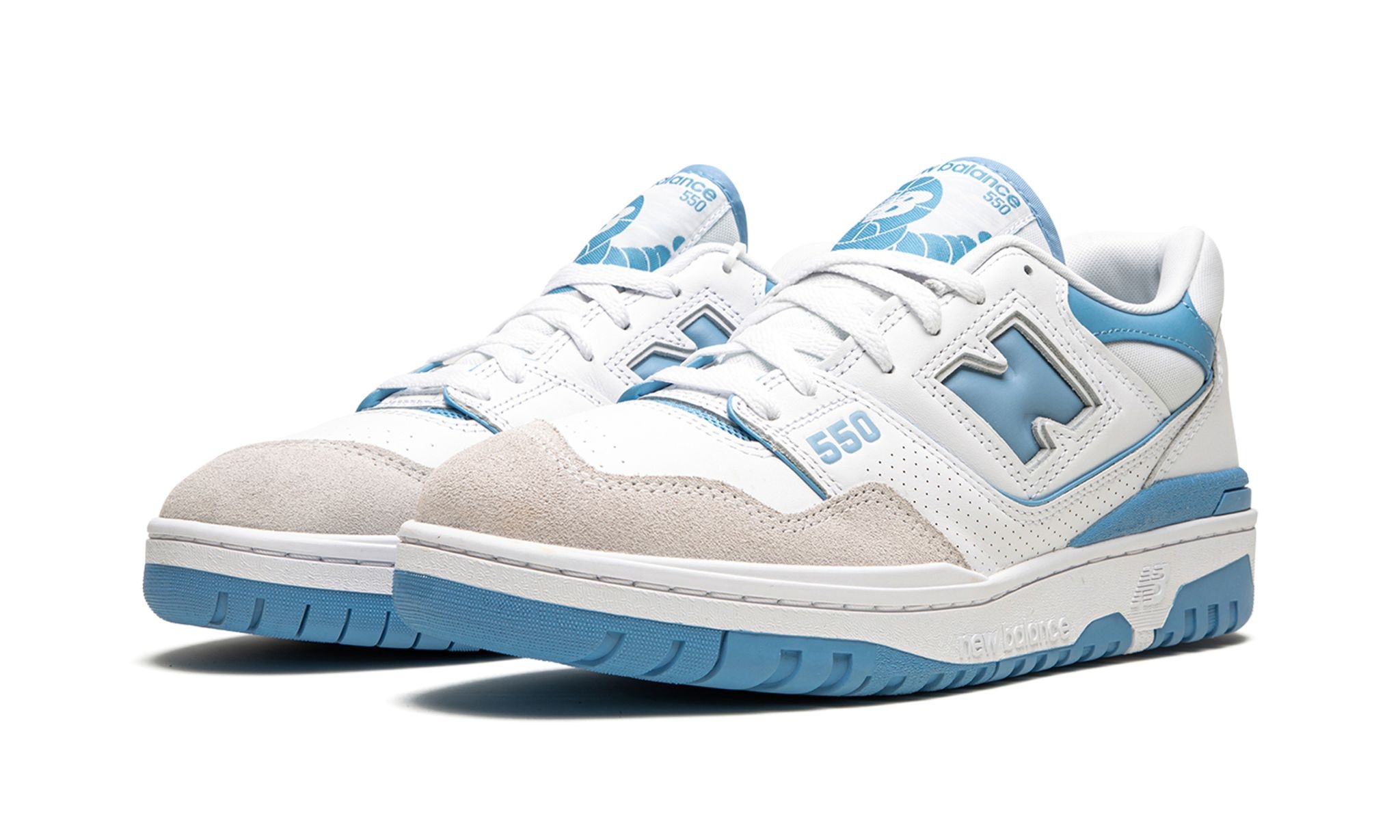 New Balance 550 "White / Baby Blue" - 2