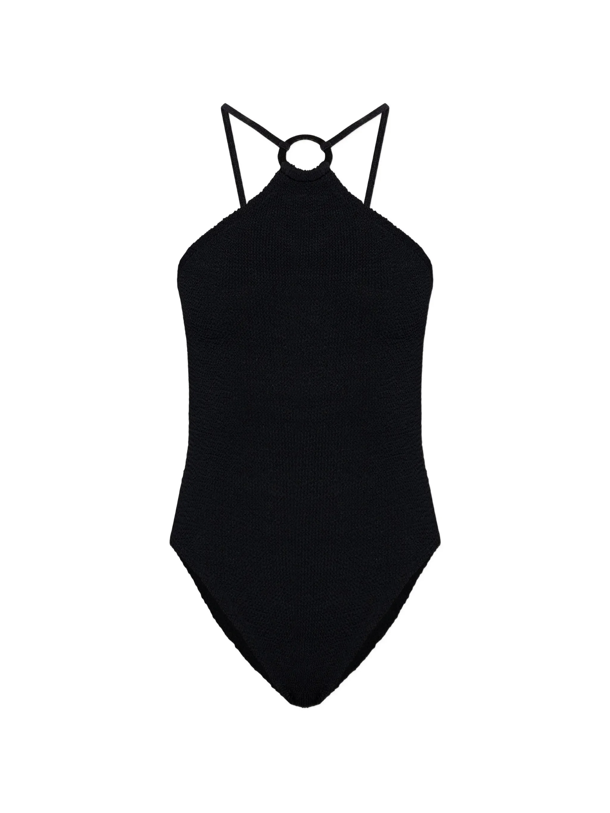 Hunza G Jasmine Ring Crinkle Swimsuit - 1