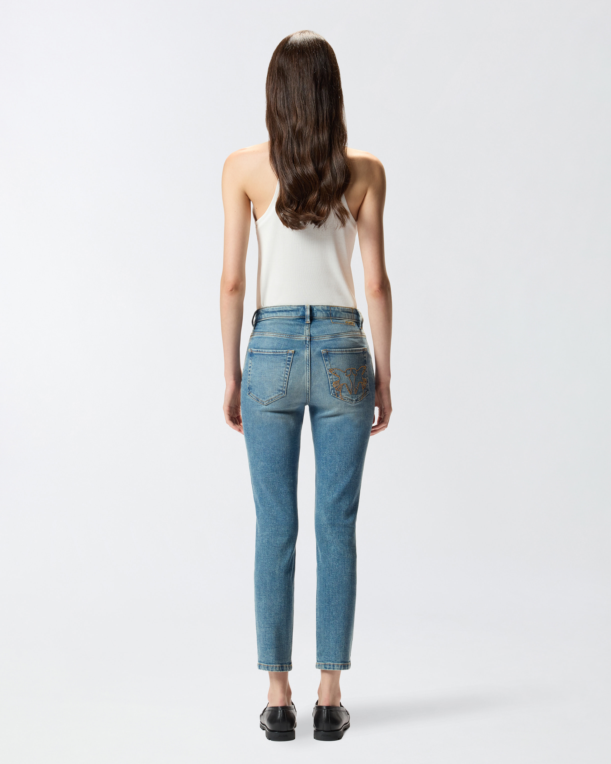 SKINNY VINTAGE STRETCH DENIM JEANS - 4