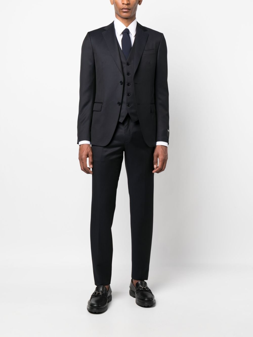 single-breasted three-piece suit - 2