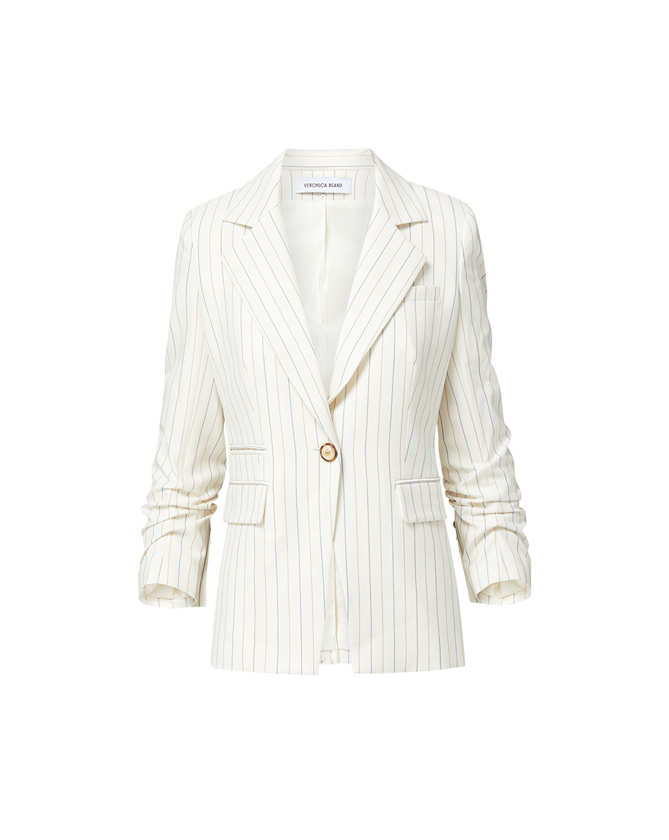 BATTISTA PINSTRIPED DICKEY JACKET - 1