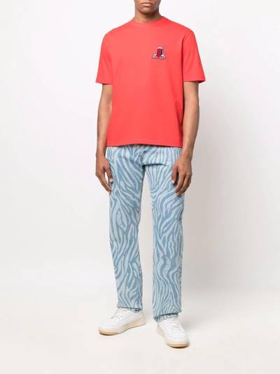 Lanvin logo-patch cotton T-Shirt outlook