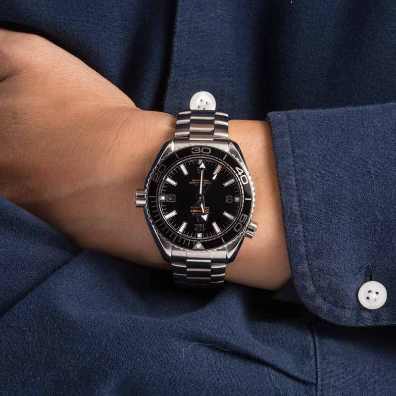 Omega Seamaster Planet Ocean Steel Black & Orange - 5