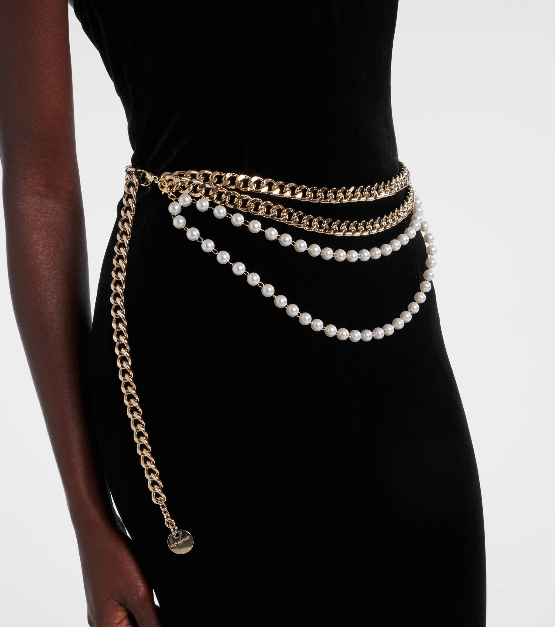 Chain-detail corset gown - 5