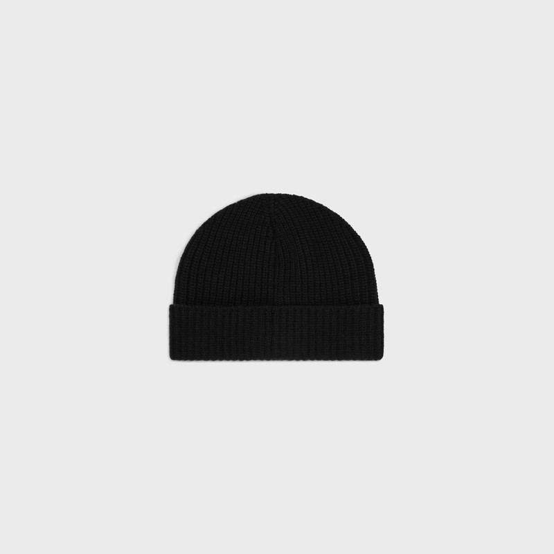 CELINE celine beanie in monochromic wool outlook