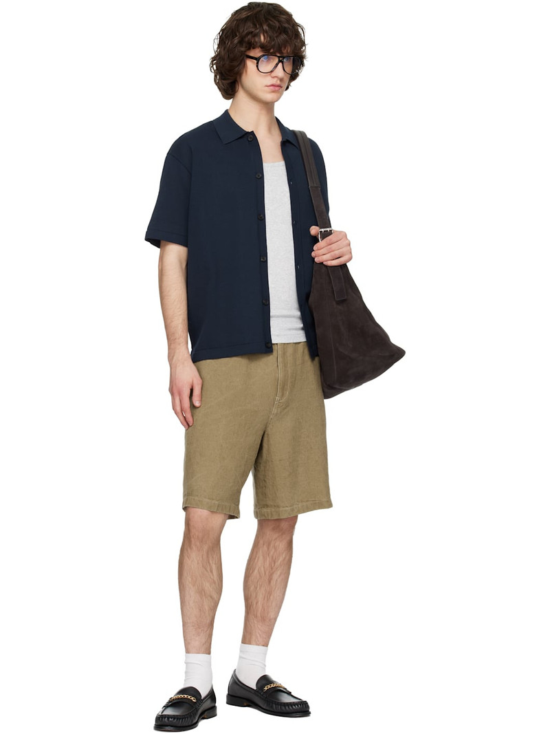 Navy Cotton Polo 4