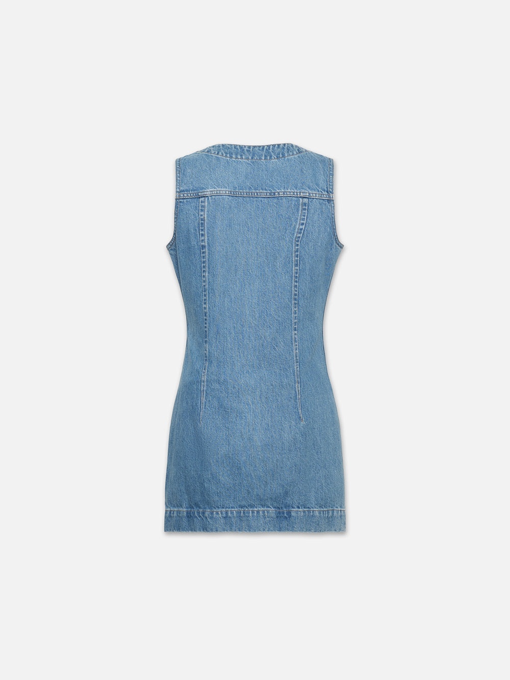 Sleeveless Trucker Pocket Dress in Delaware - 4