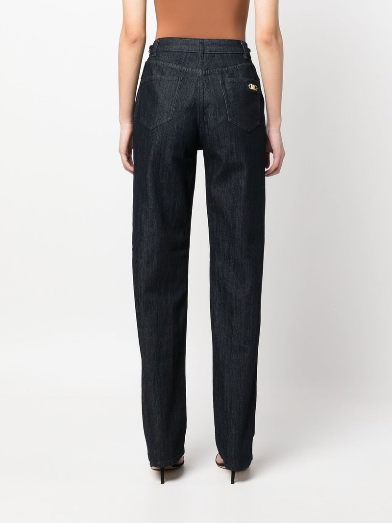 straight-leg chain-detail jeans 4