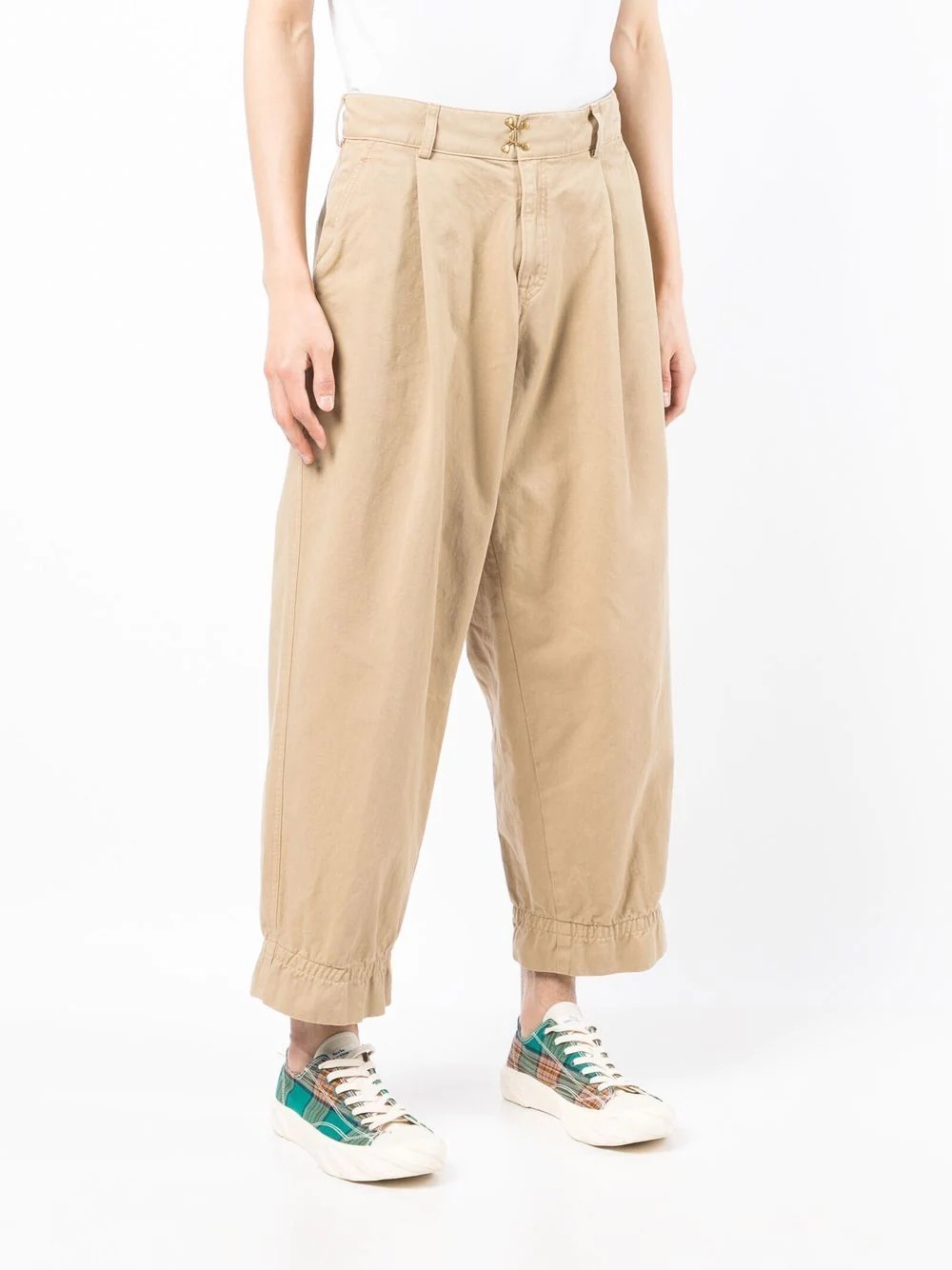 straight-leg chino trousers - 3