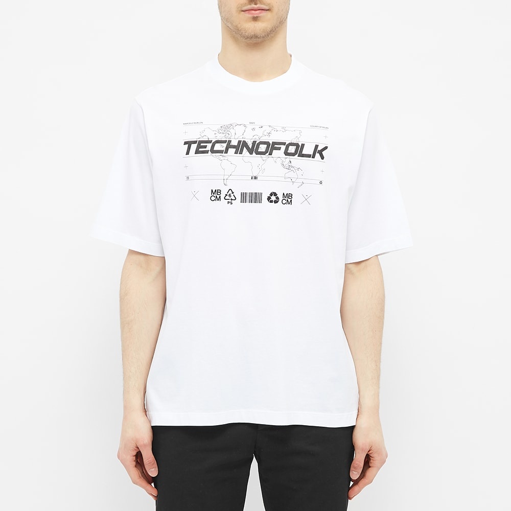 Marcelo Burlon Techno Folk Oversized Tee - 3