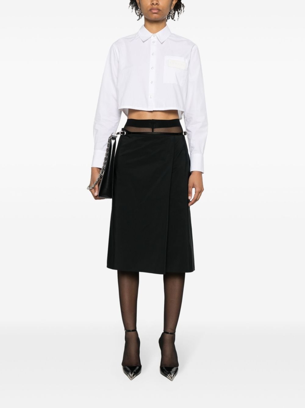 Voyou taffeta wrap skirt - 2