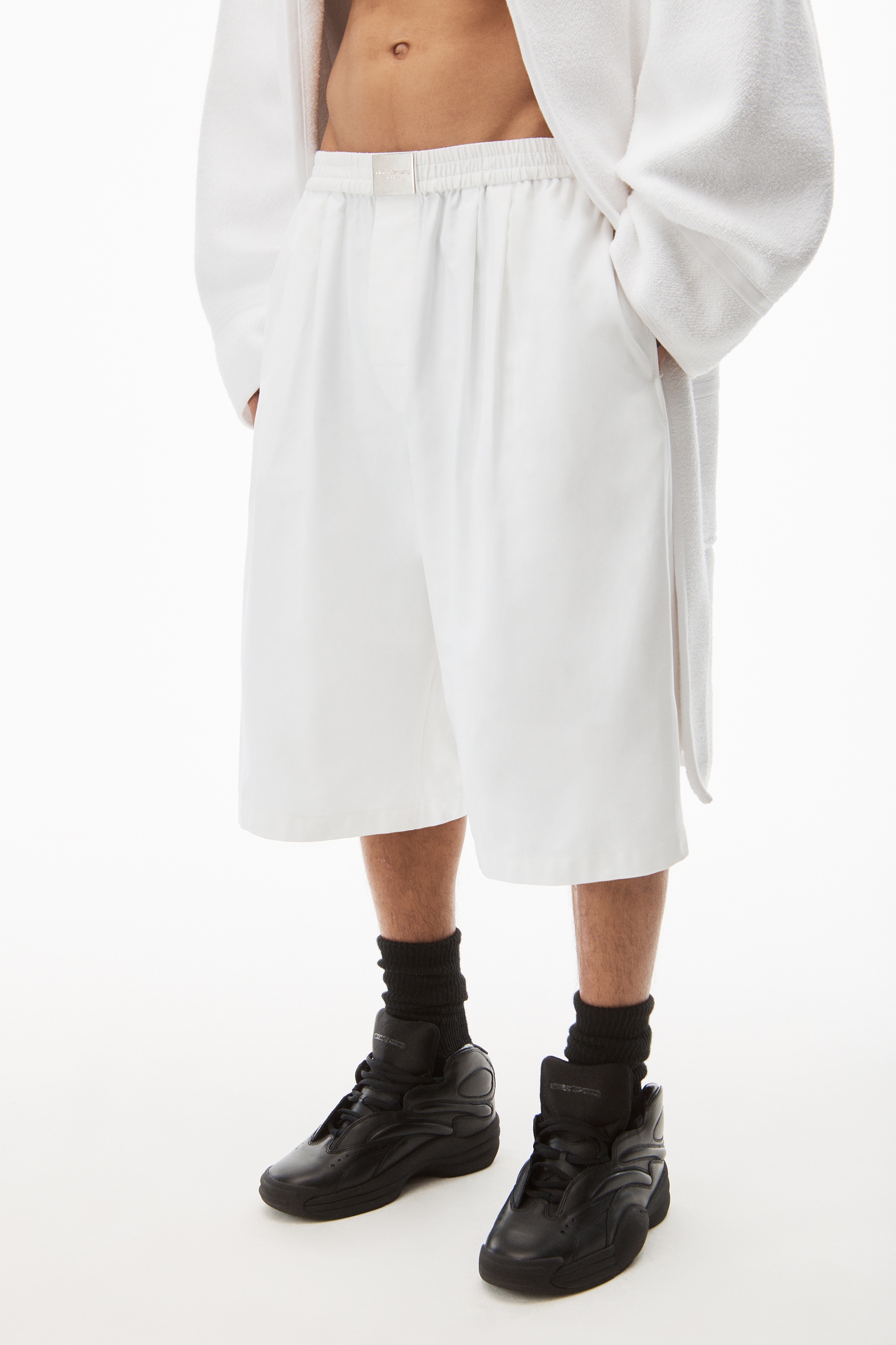 EXTRA LONG BOXERS IN COTTON SHIRTING - 3
