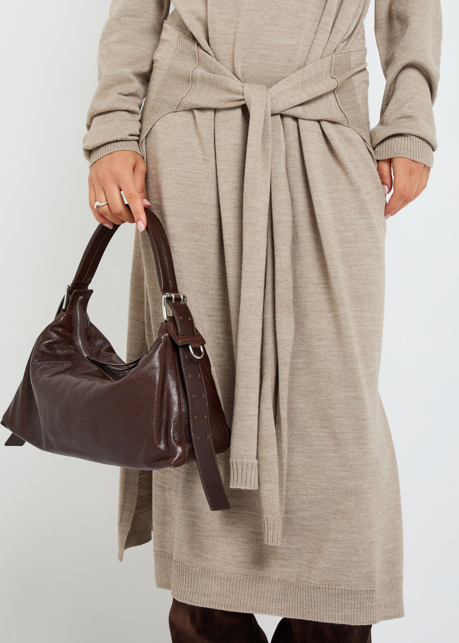 Lemaire Trompe L'oeil Jumper-effect Knit Midi Dress - 5