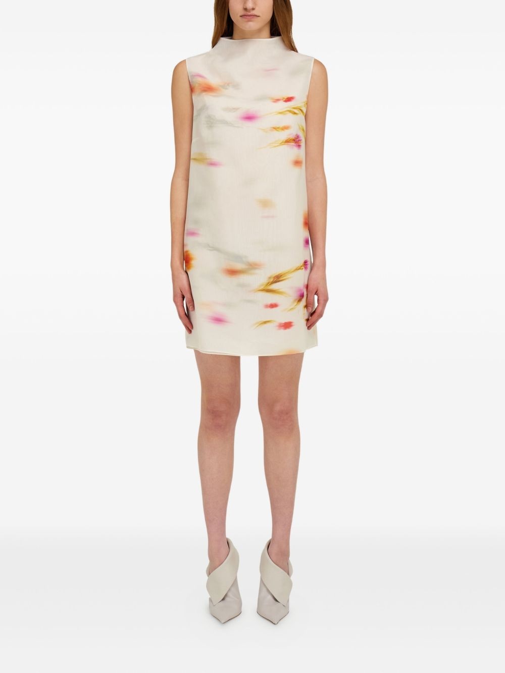 Blossom-print mini dress - 2