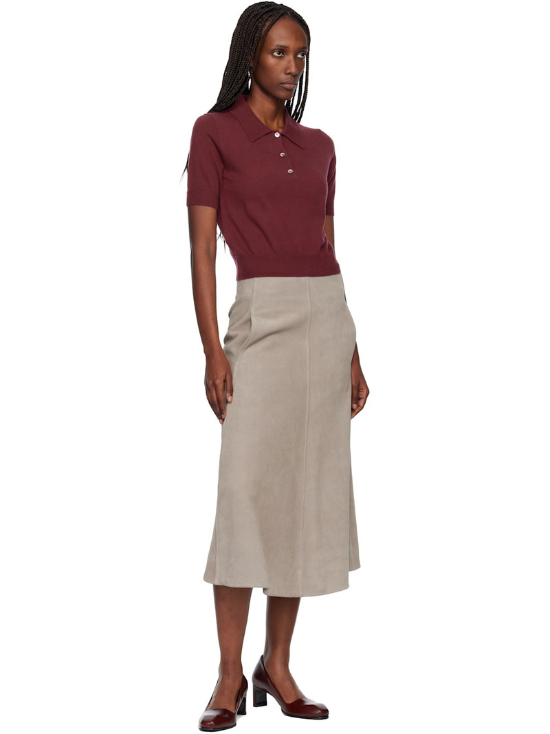 arch4 SSENSE Exclusive Red Caitlin Polo outlook