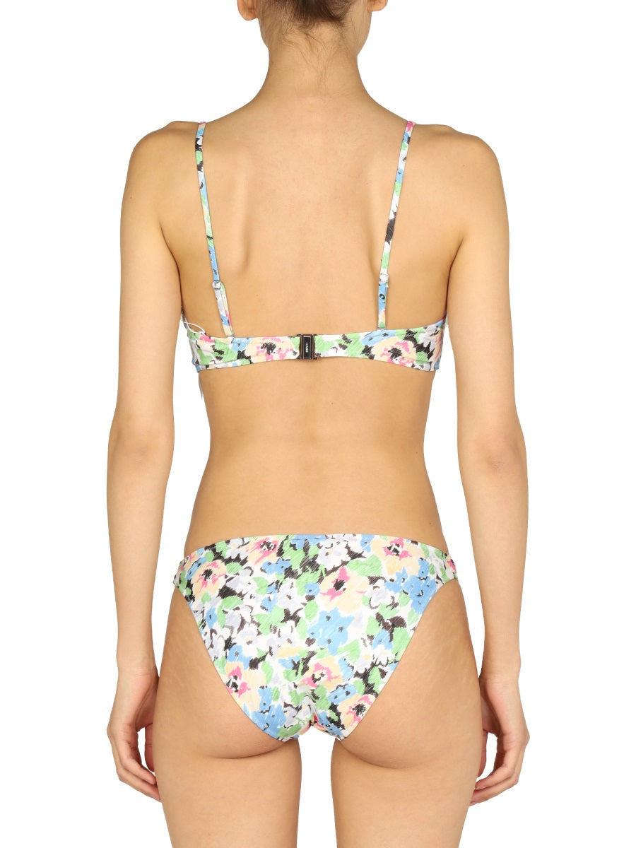 Ganni Women Floral Pattern Bikini Briefs - 5