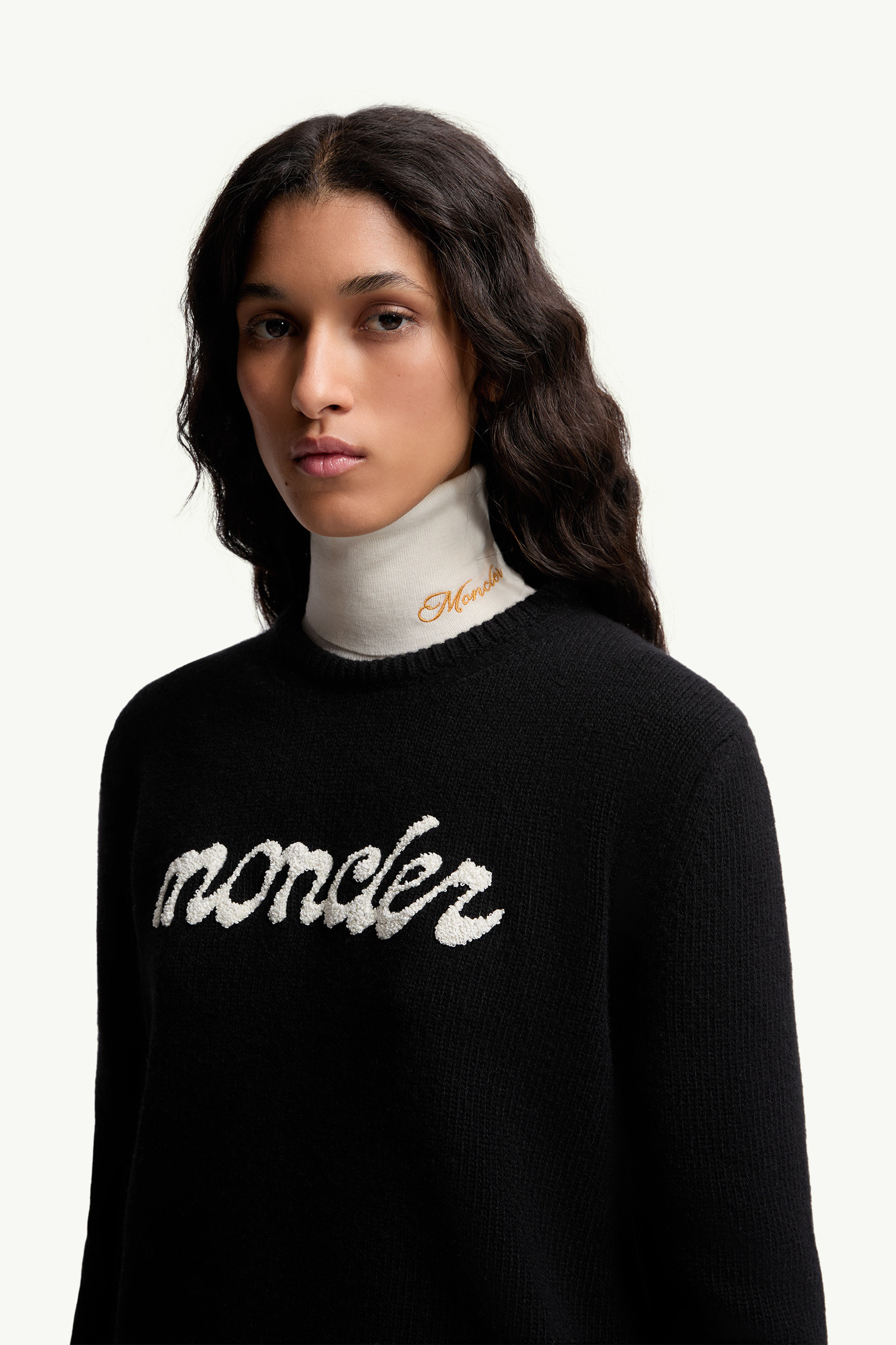Embroidered Logo Wool & Cashmere Sweater - 4