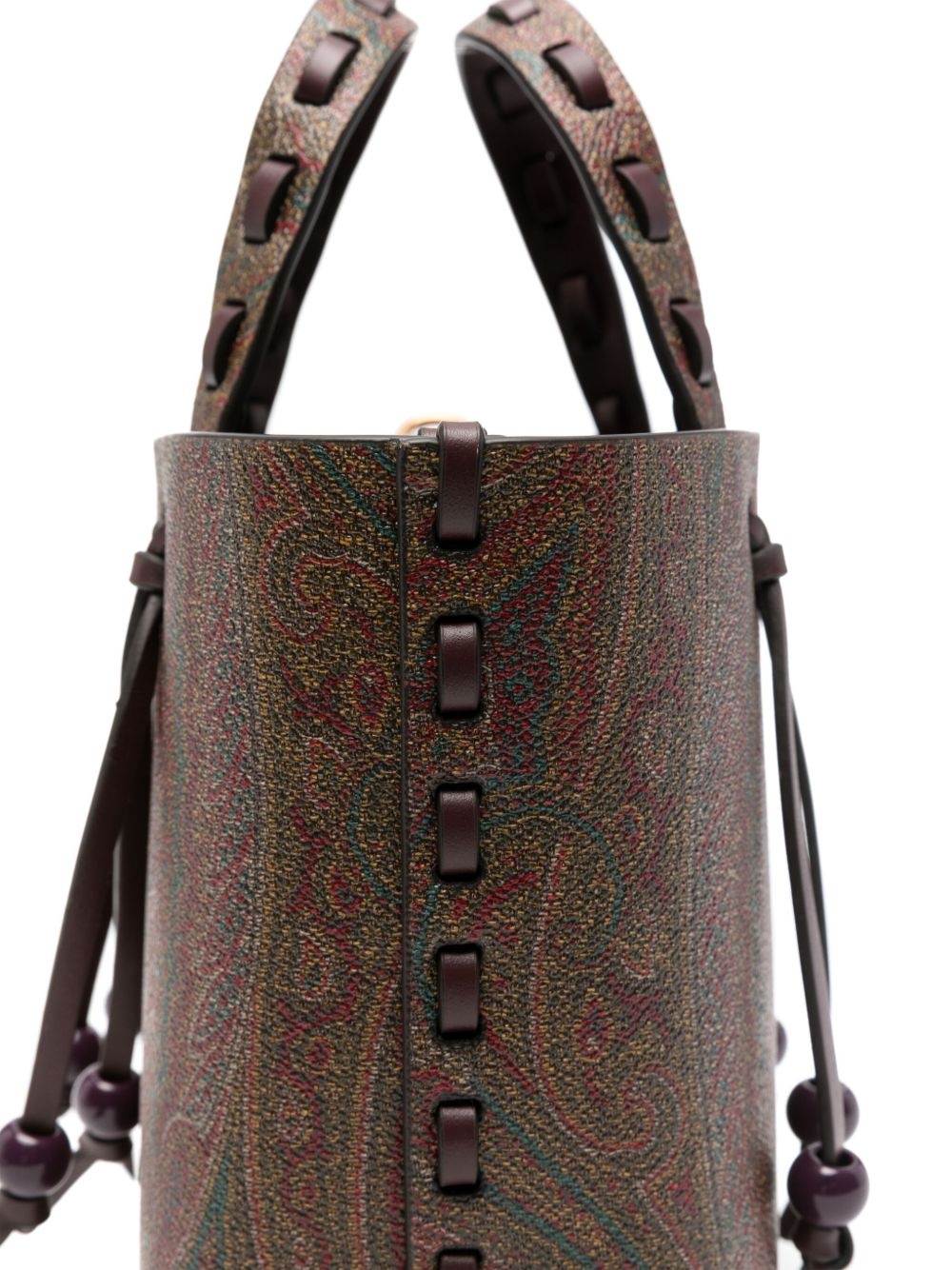 paisley-print mini bag - 4