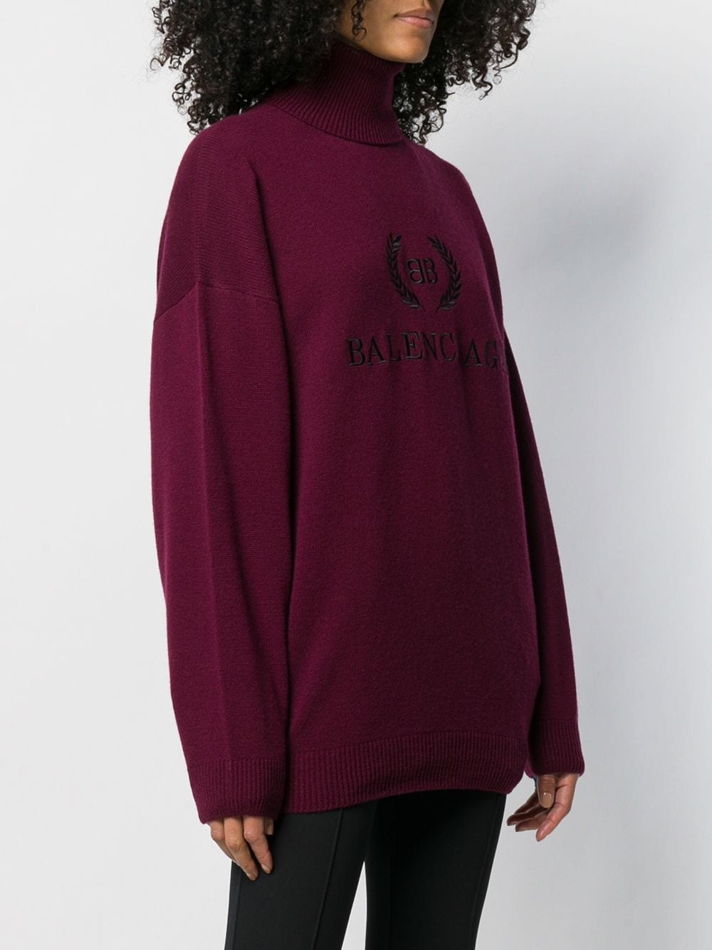 embroidered logo jumper - 3