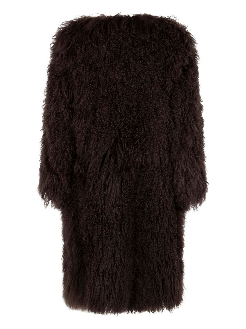 Yves Salomon long-sleeves fur coat outlook