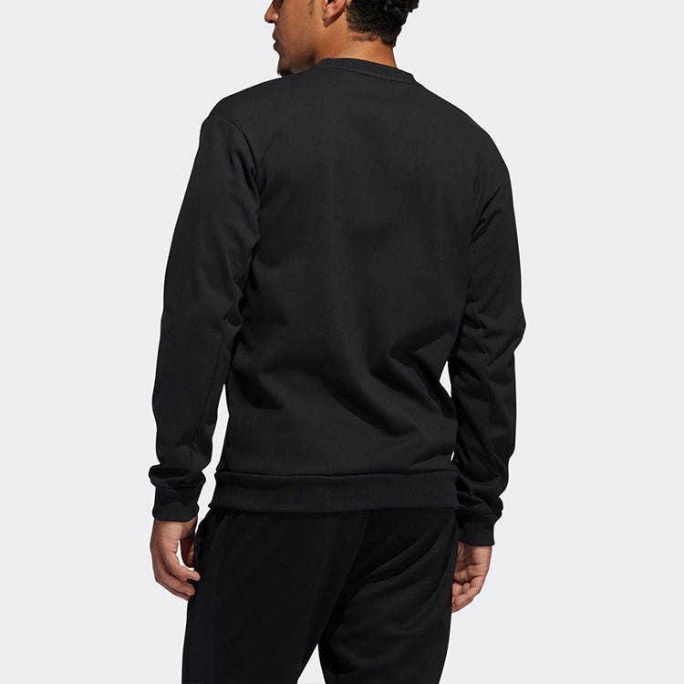 adidas Printing Round Neck Sports Pullover Black GP6260 - 4