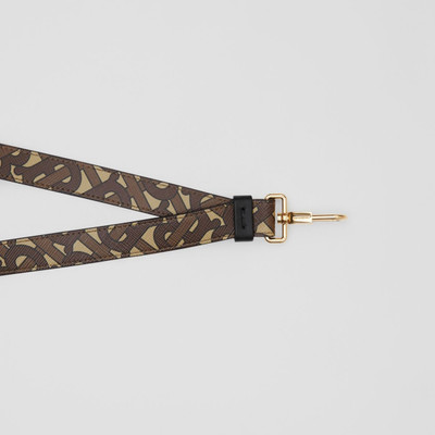 Burberry Monogram Print E-canvas and Leather Lanyard outlook