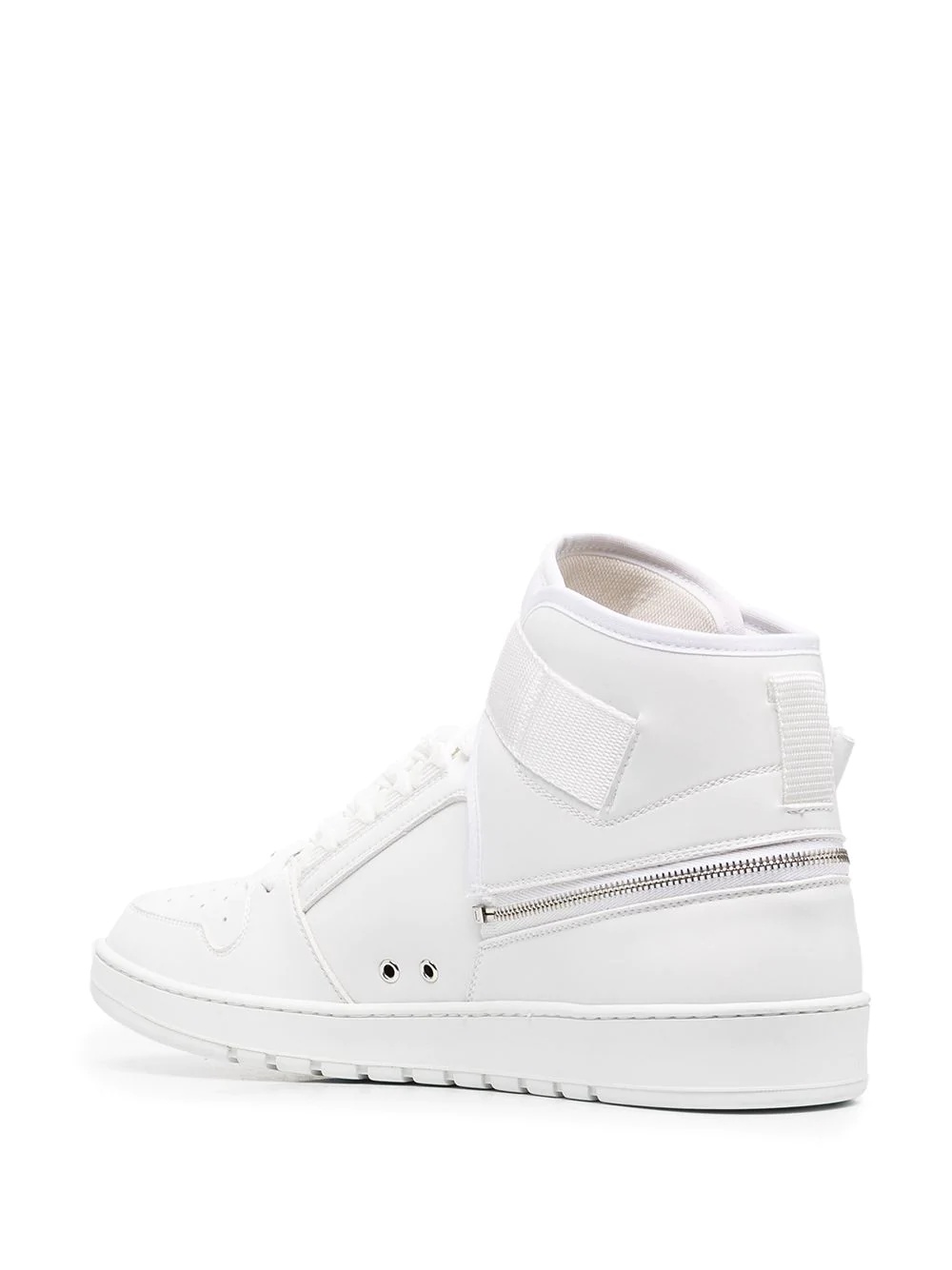 stripe-detail high-top sneakers - 3