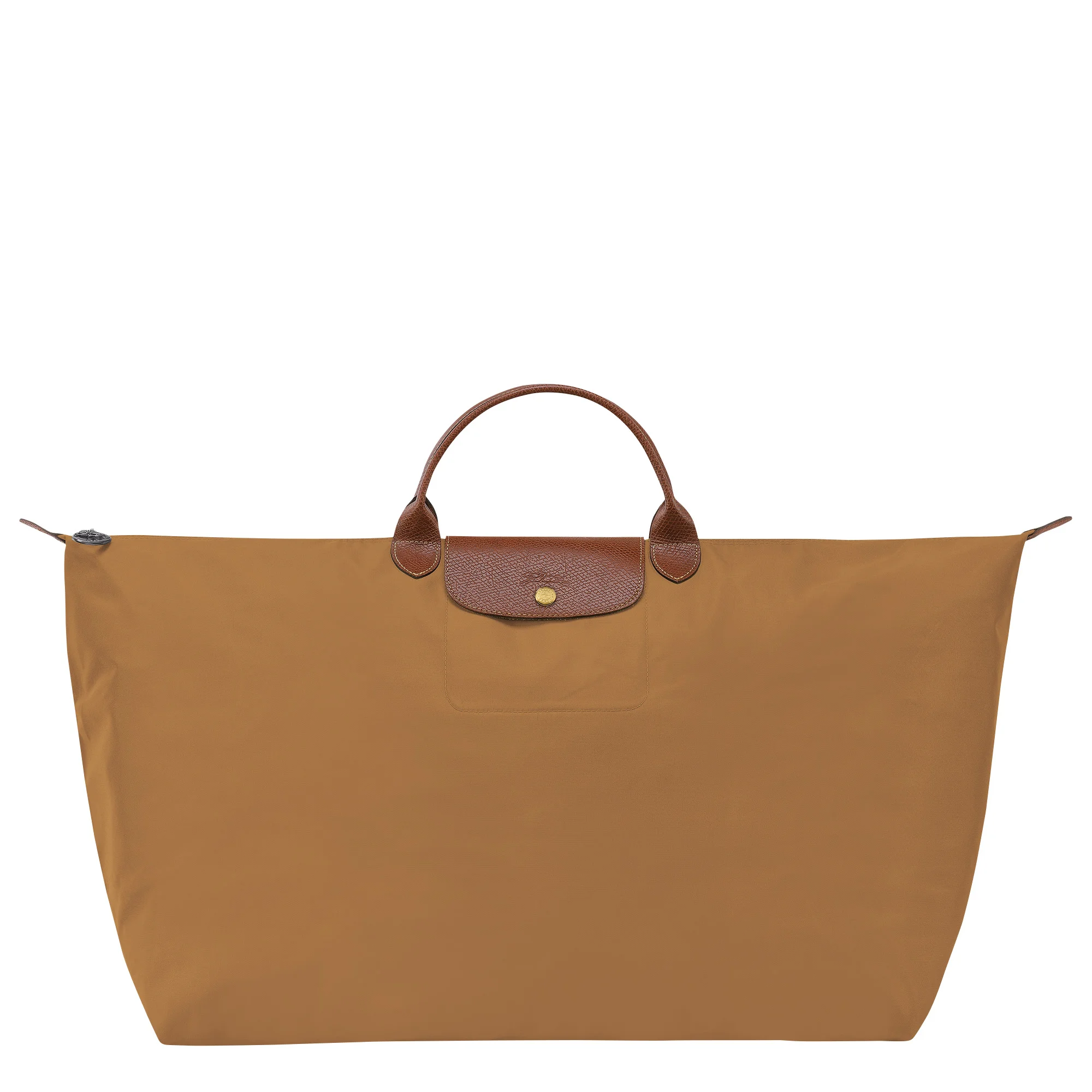 Le Pliage Original M Travel bag Fawn - Recycled canvas - 1