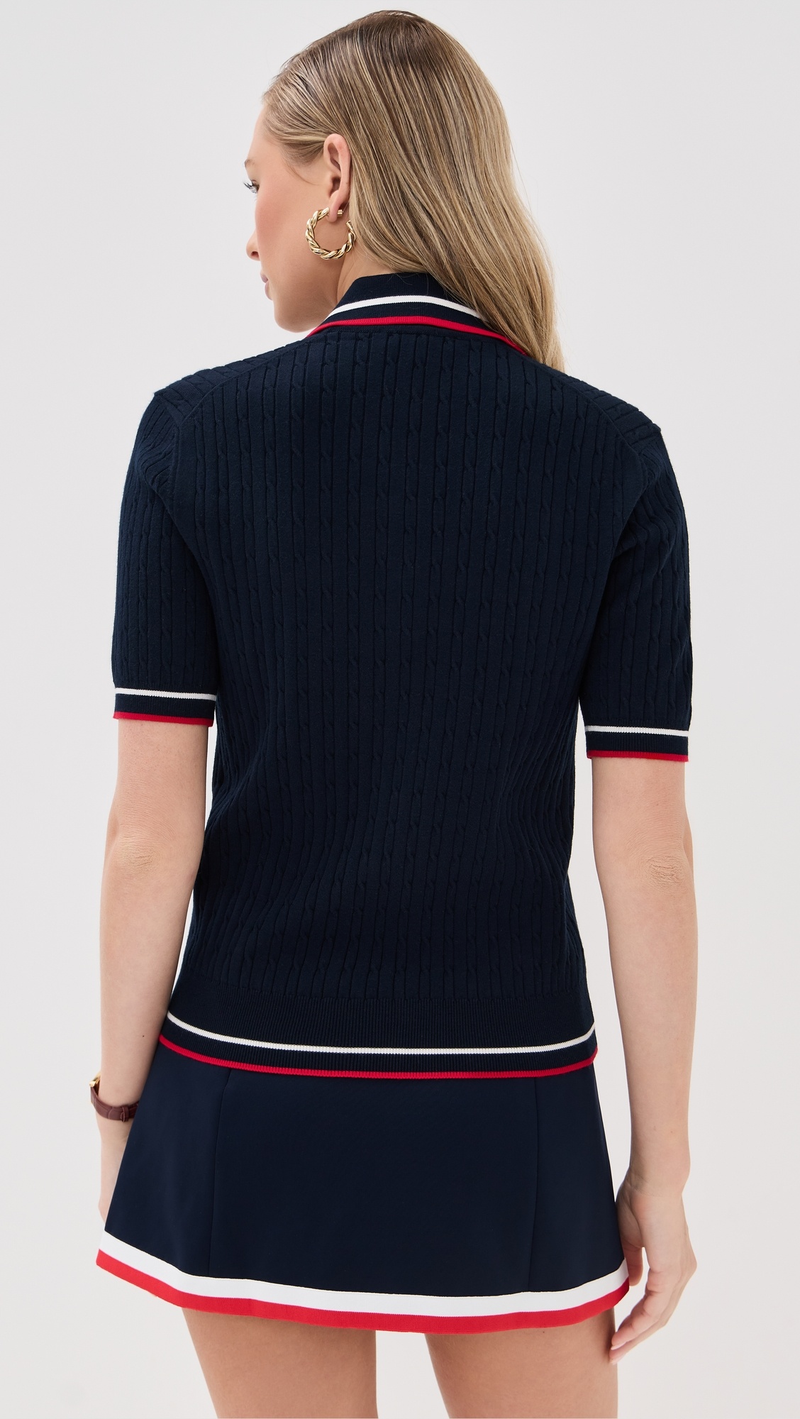 Serif Logo Mila Short Sleeves Polo - 2